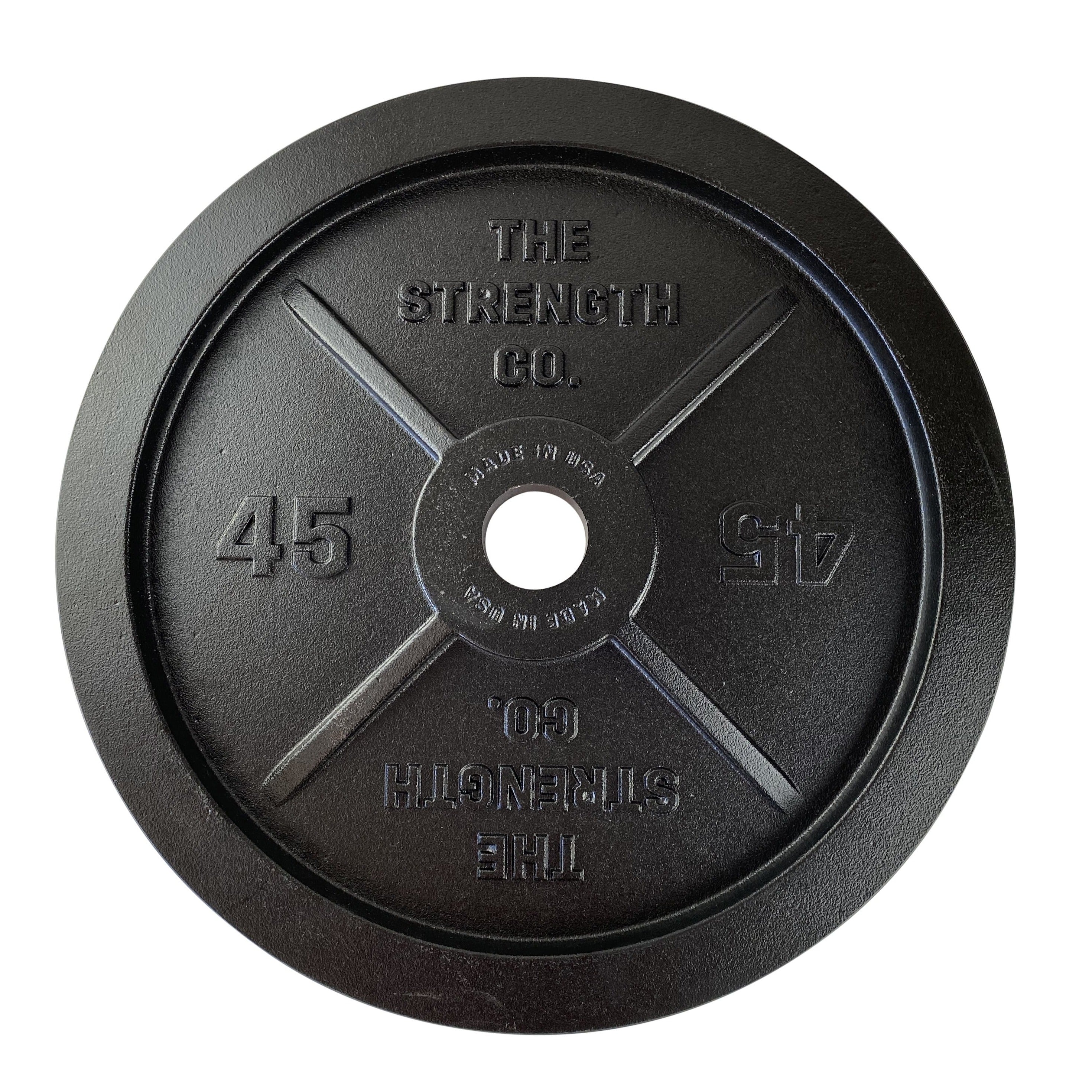The Strength Co. Olympic Iron Barbell Plates