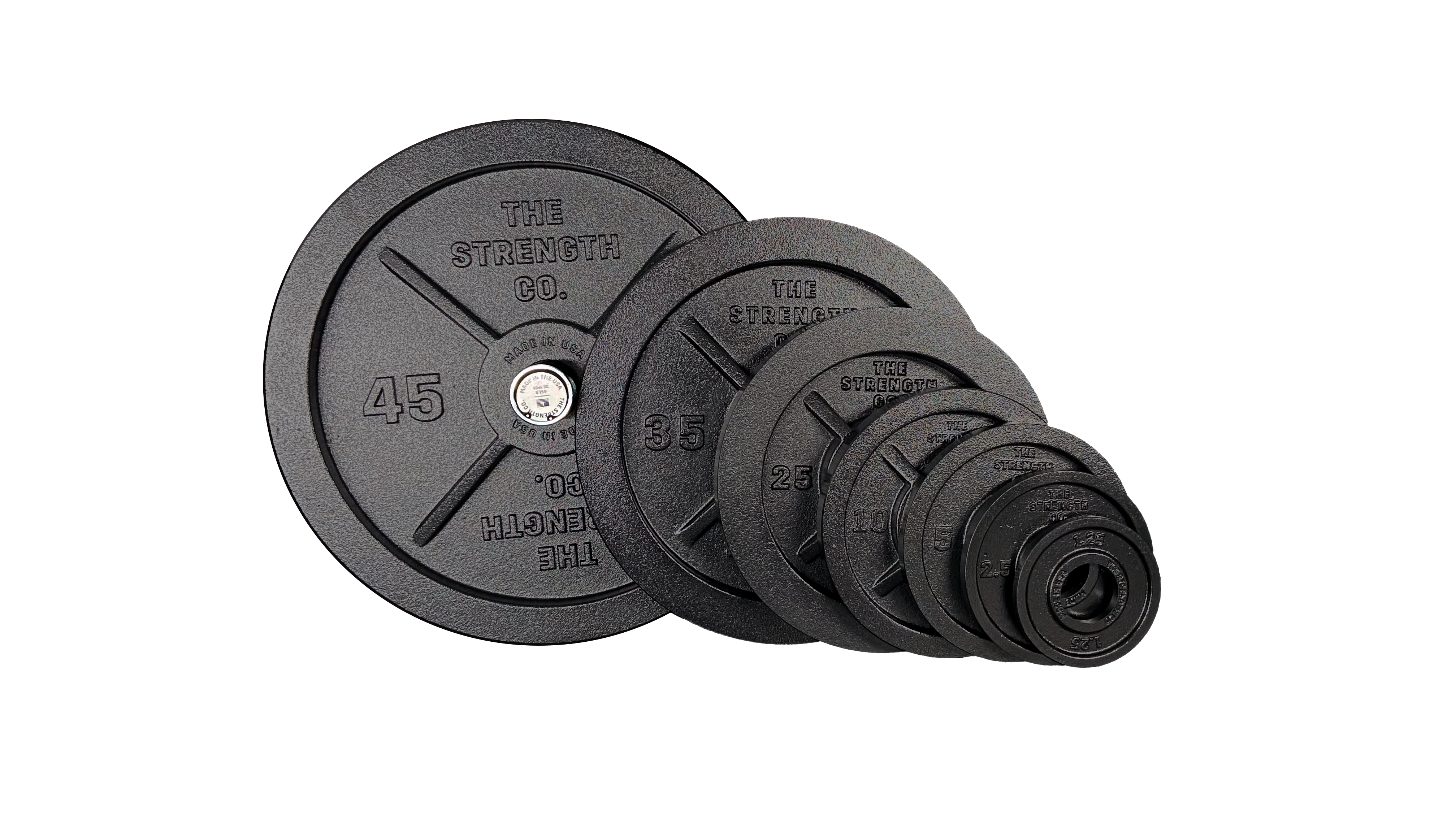 The Strength Co. Olympic Iron Barbell Plates